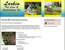 Tablet Screenshot of larkintreeandlandscape.com